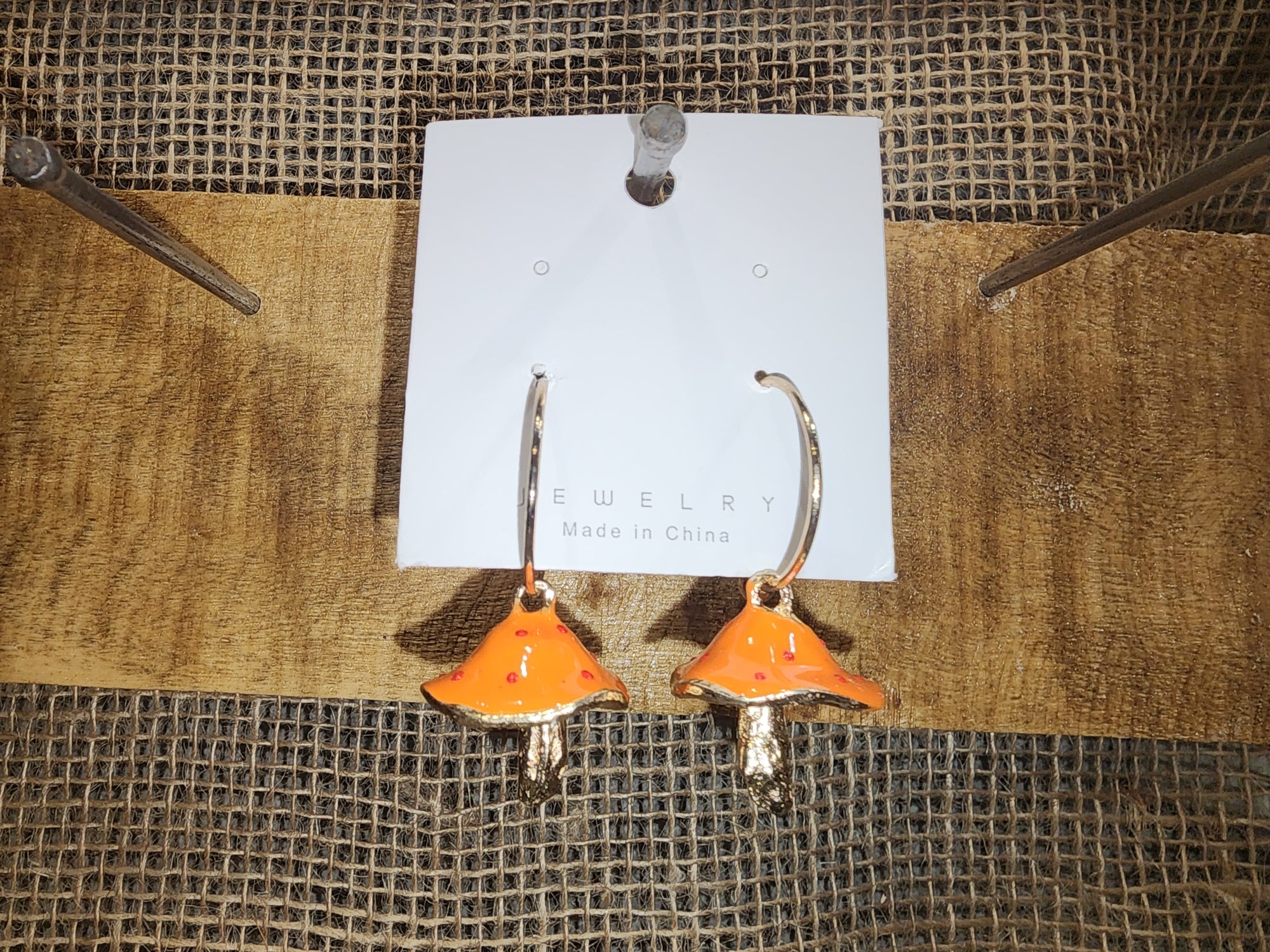 Mushroom Earrings