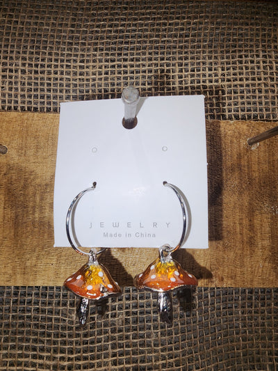 Mushroom Earrings
