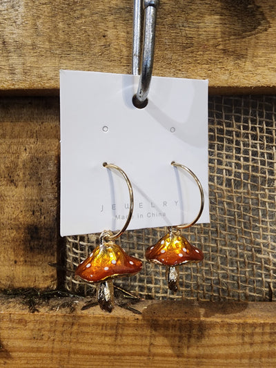 Mushroom Earrings