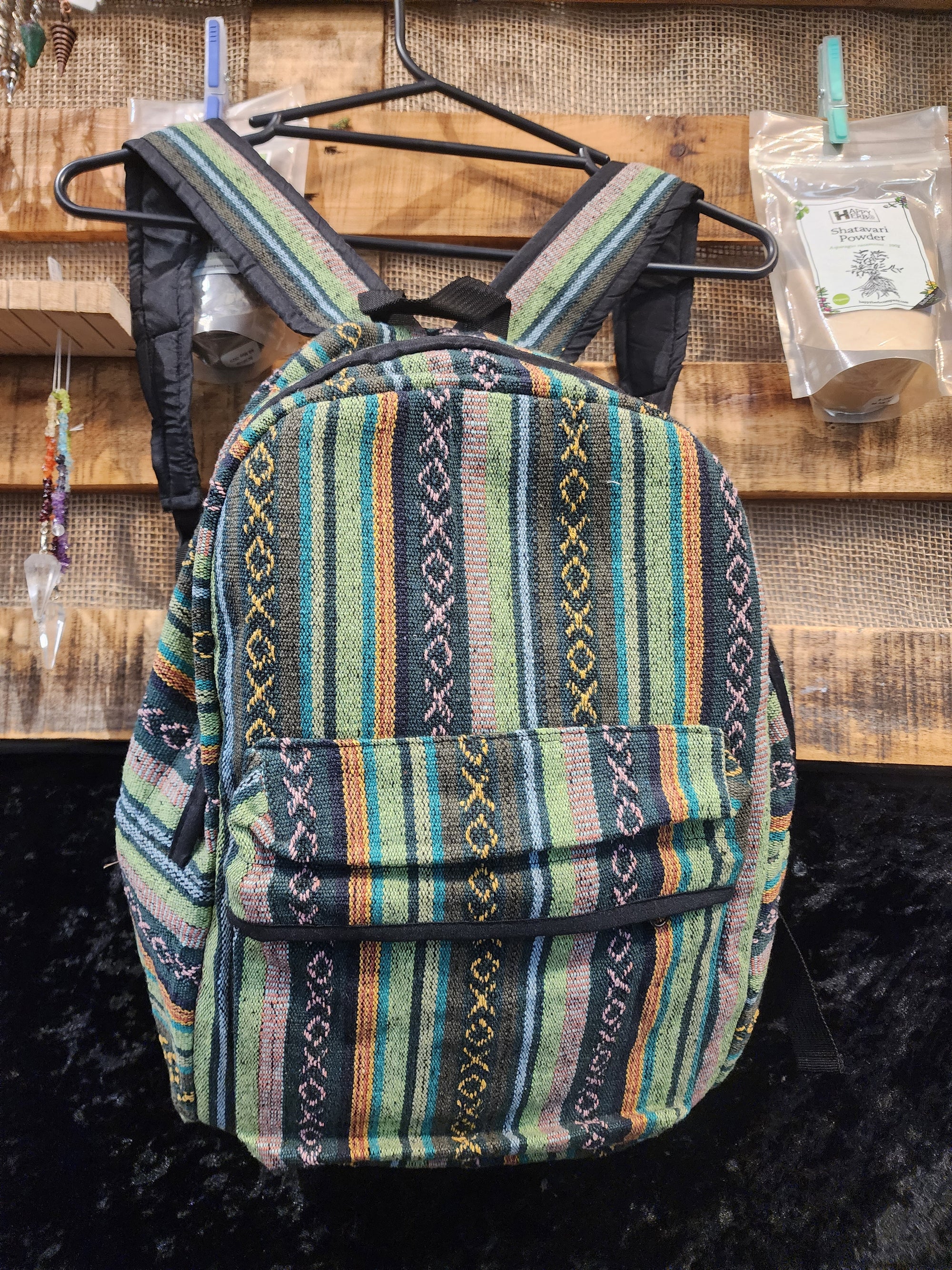Cotton backpack - Nepalese Hemp bag