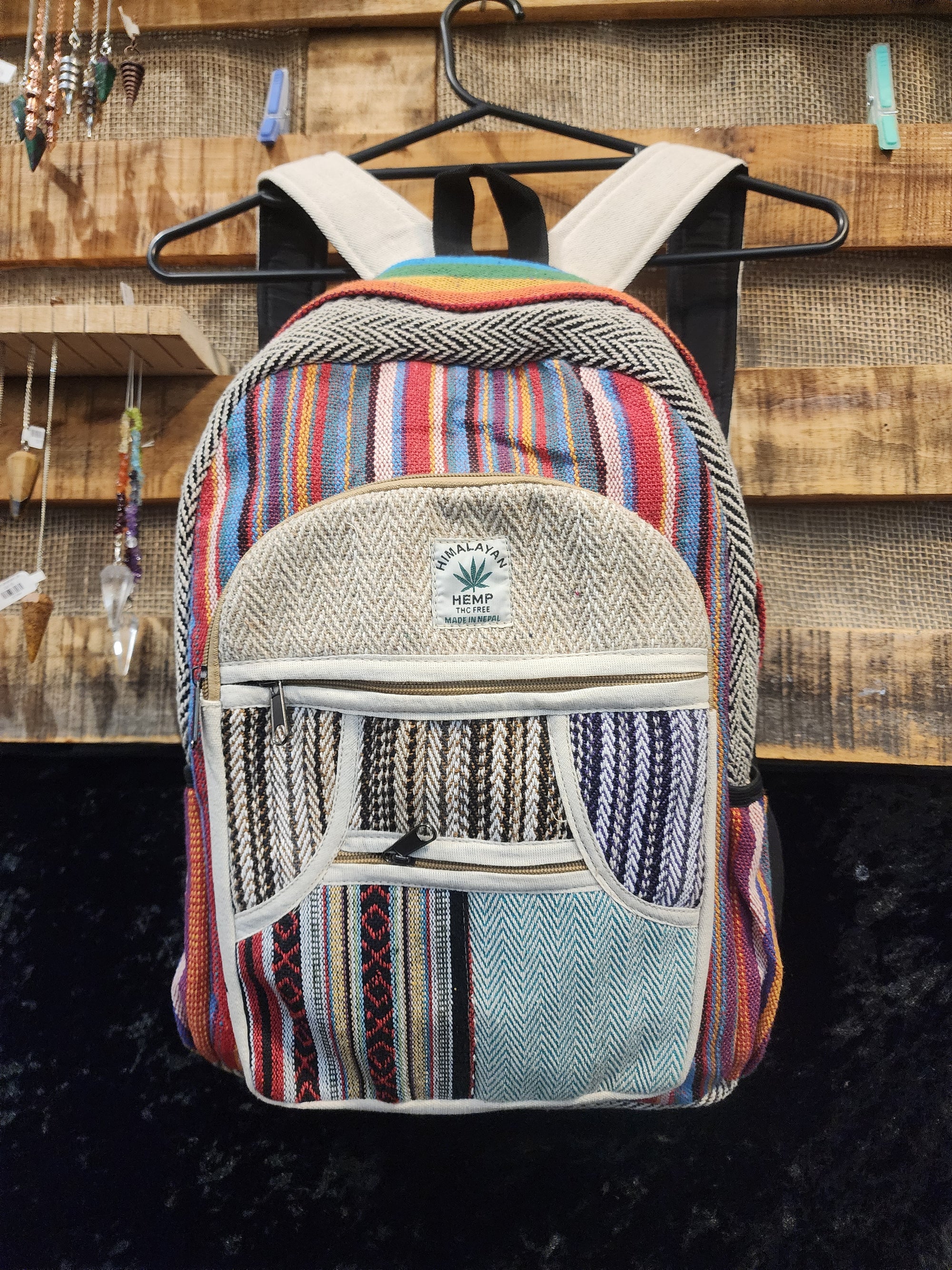 Cotton backpack - Nepalese Hemp bag