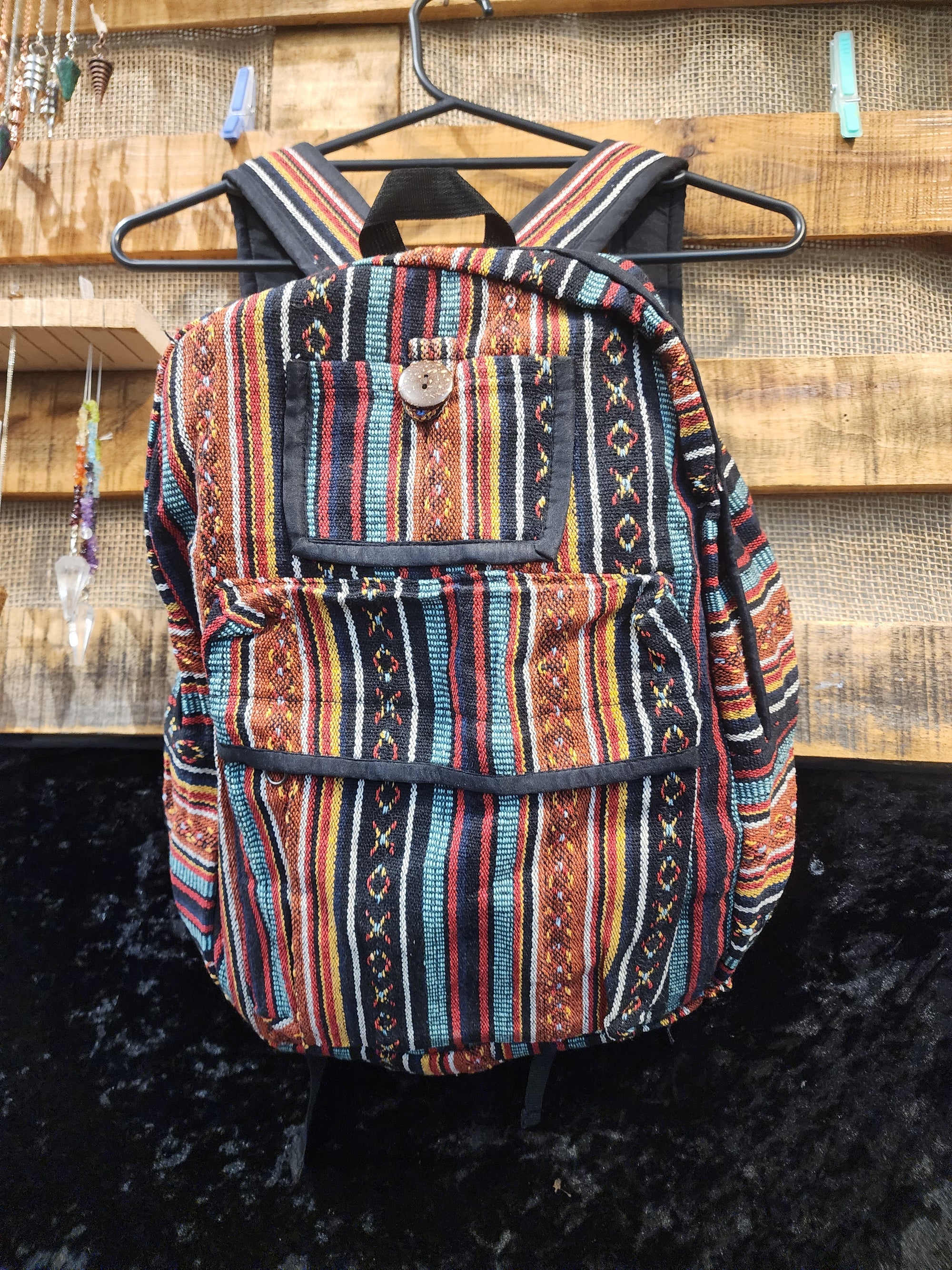 Cotton backpack - Nepalese Hemp bag