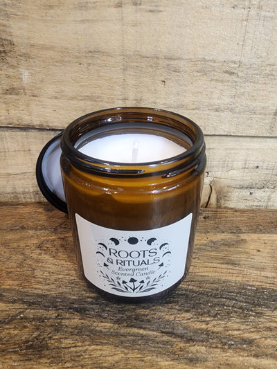 Candles - Amber Glass - Assorted