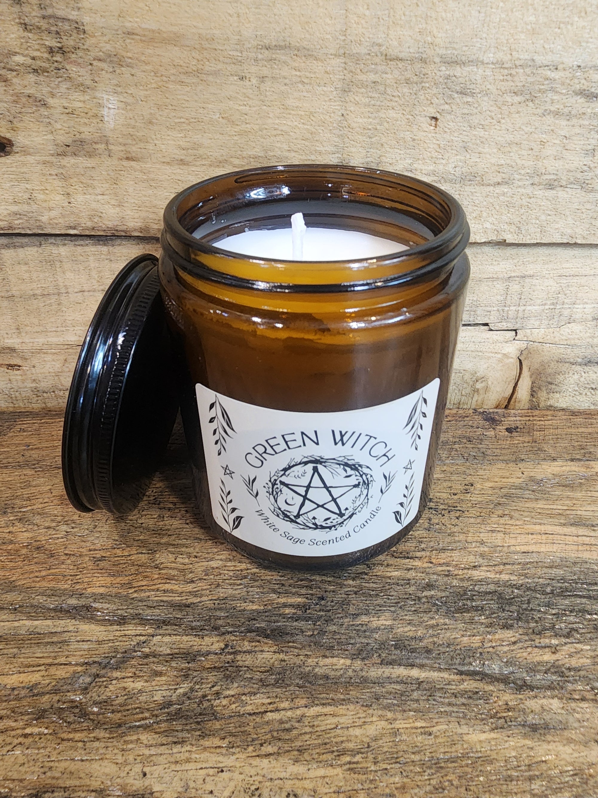 Candles - Amber Glass - Assorted