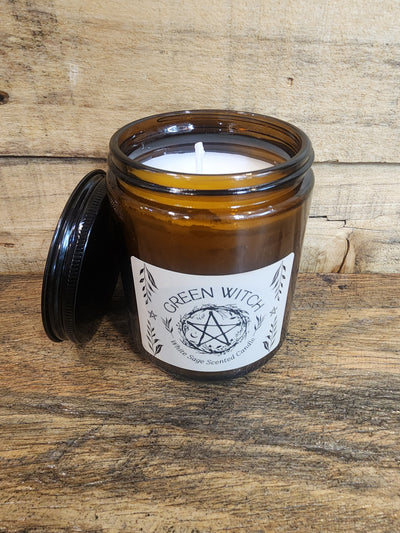 Candles - Amber Glass - Assorted