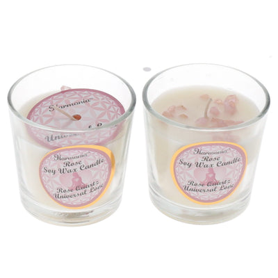 Scented Crystal Candles - Soy Wax - Assorted