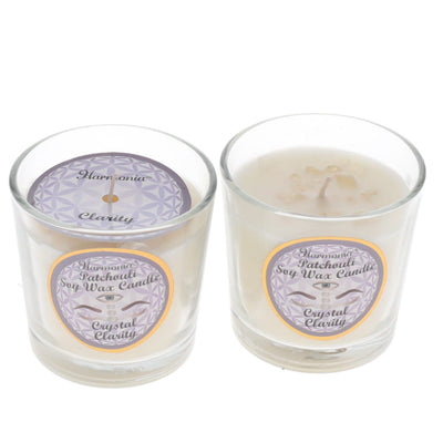 Scented Crystal Candles - Soy Wax - Assorted