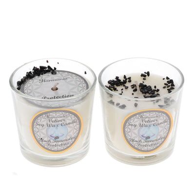 Scented Crystal Candles - Soy Wax - Assorted