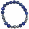 Bracelet - 8mm Terahertz & Lapis Lazuli