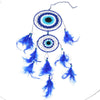 Wall Hanging - Double Evil Eye Dream Catcher 15x55cm