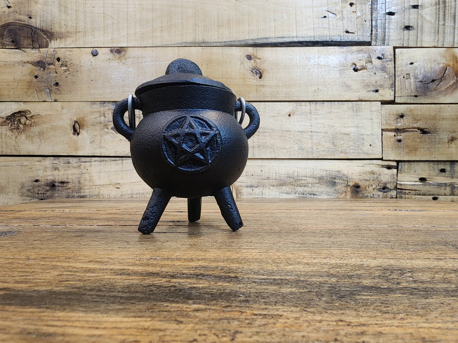 Cauldron - Cast Iron - Pentagram 11cm