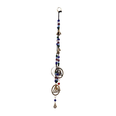 Assorted Brass Bells and Beads Chime Three Symbols