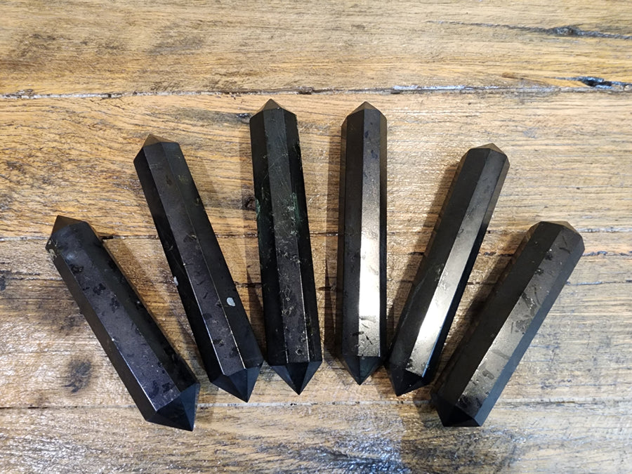 Black Tourmaline - Double-sided terminator