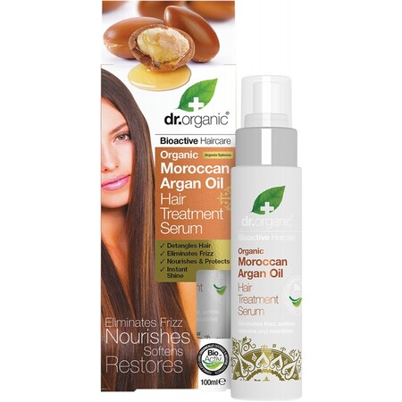 Dr Organic Hair Treatment Serum - Organic Moroccan 100ml