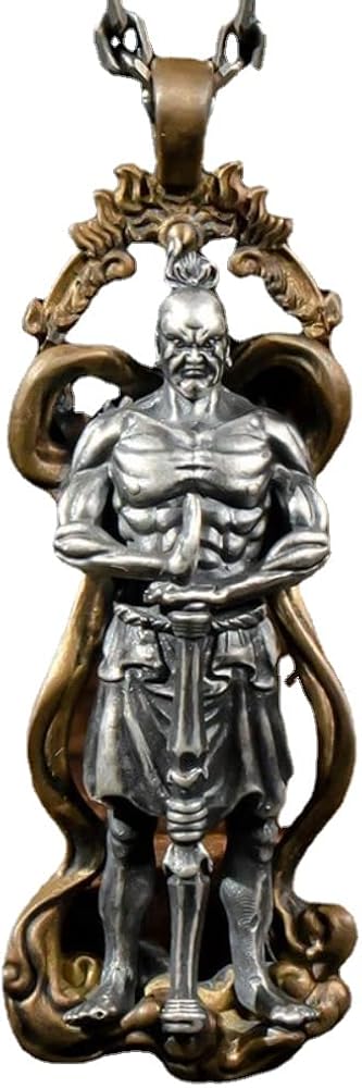 Necklace - Buddha - Stainless steel and Platted Gold