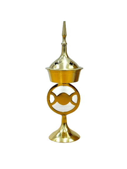 Brass Charcoal Burner - Dhoop Cone - Assorted
