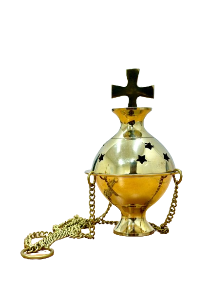 Hanging Brass Resin Burner - Assorted