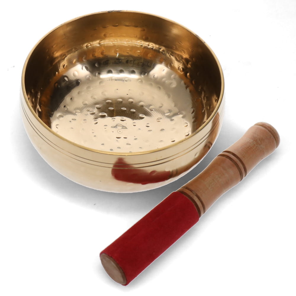 Singing Bowl - Brass Hammered 6 x 12.5 cm