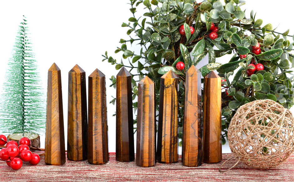 Crystal Pencil Point Tiger Eye