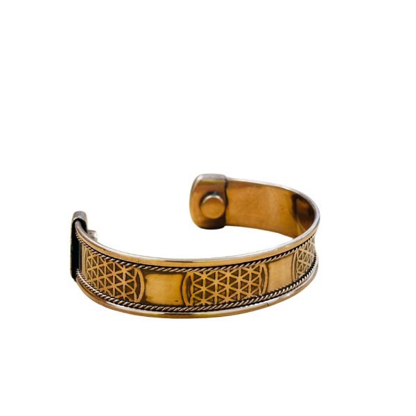 Bracelet -  Copper & Brass  with Magnet