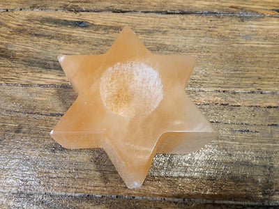 Selenite Candle Holders Assorted
