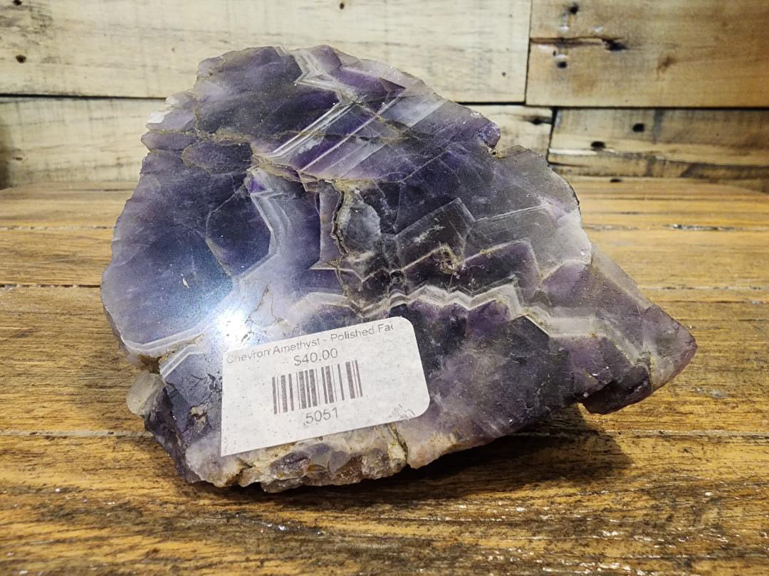 Polished Chevron Amethyst Assorted