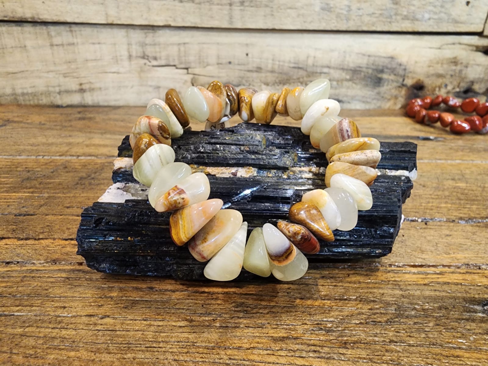 BRACELET - TUMBLED Prehnite