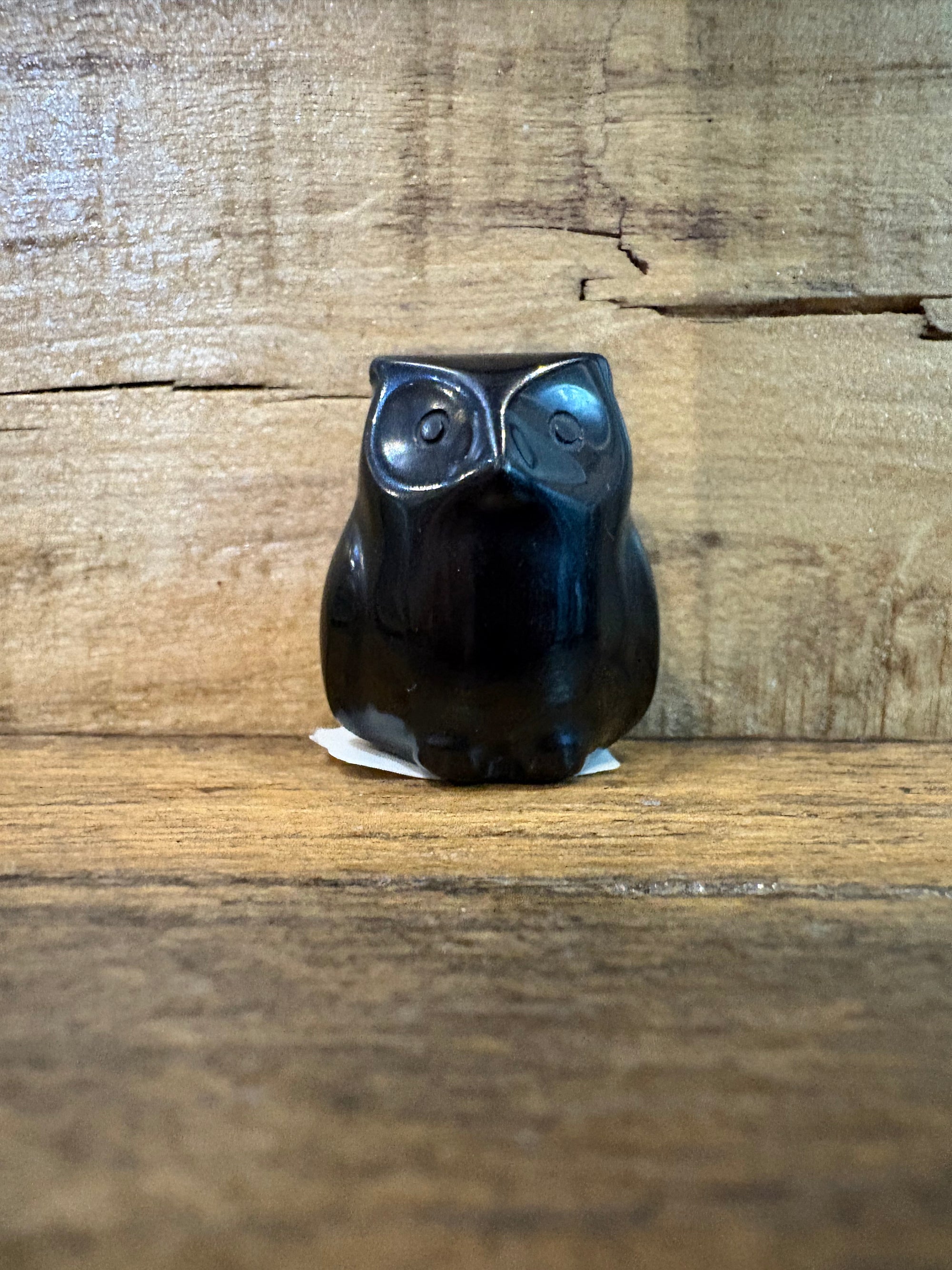 Obsidian Carved Crows