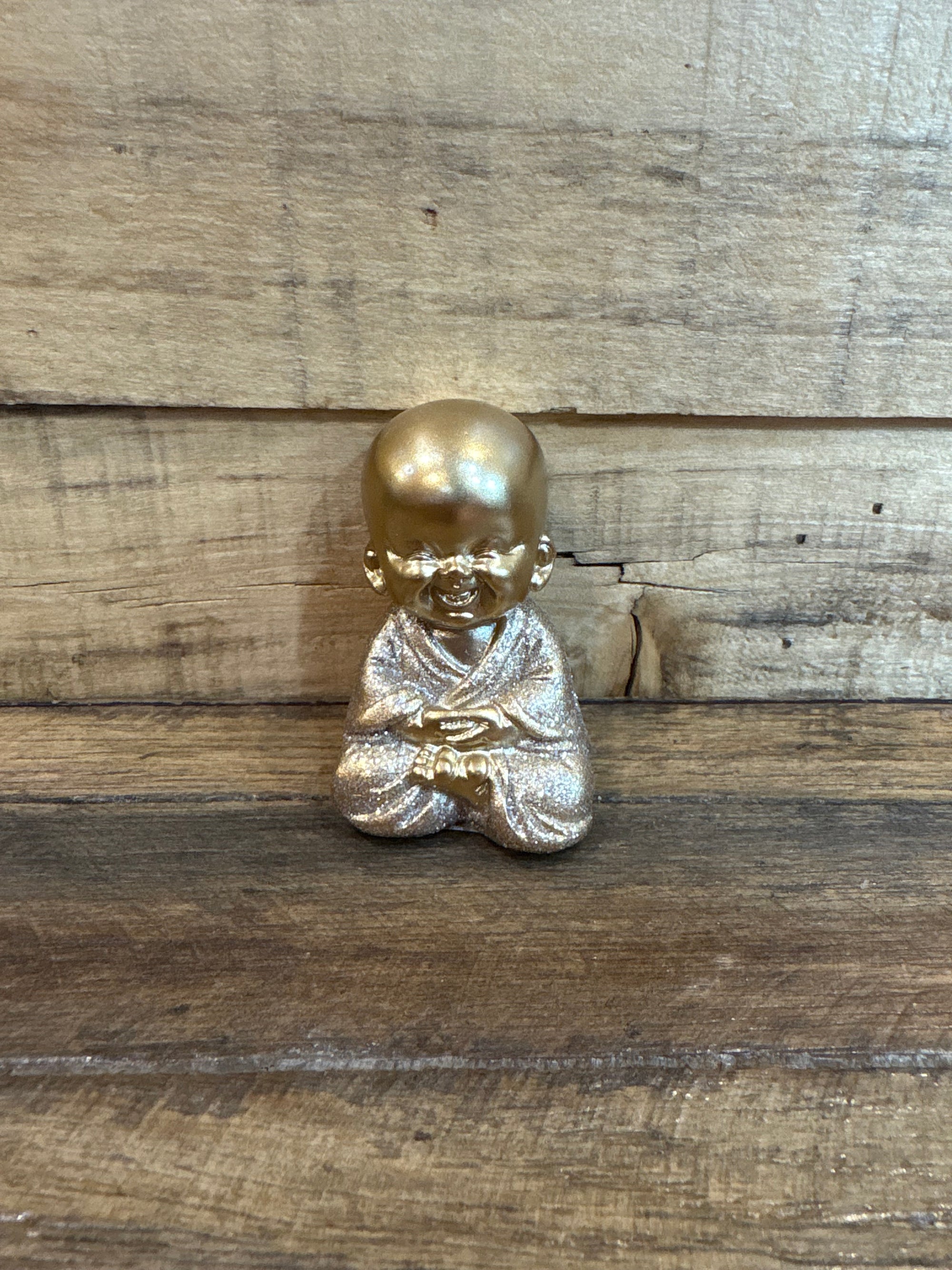 Buddha Lucky Gold 7cm