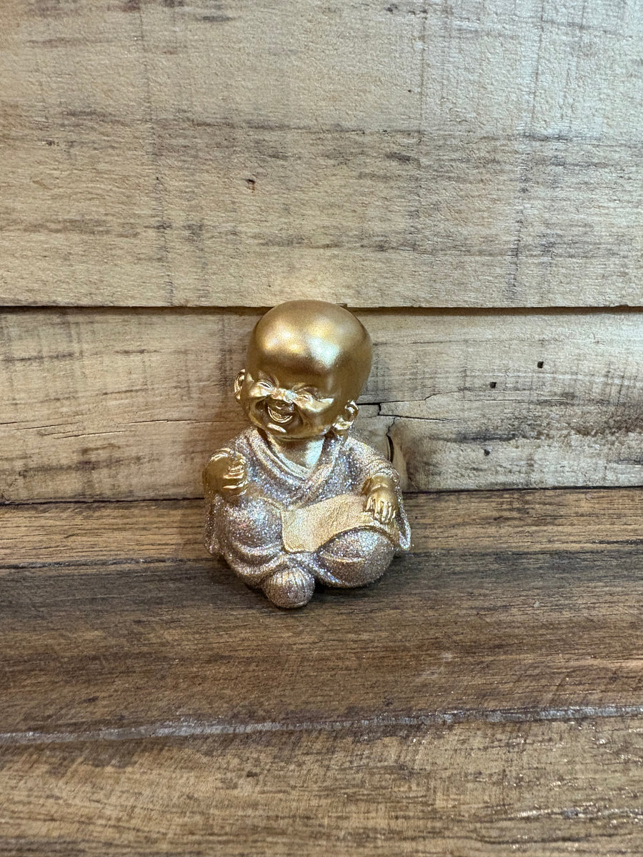 Buddha Lucky Gold 7cm