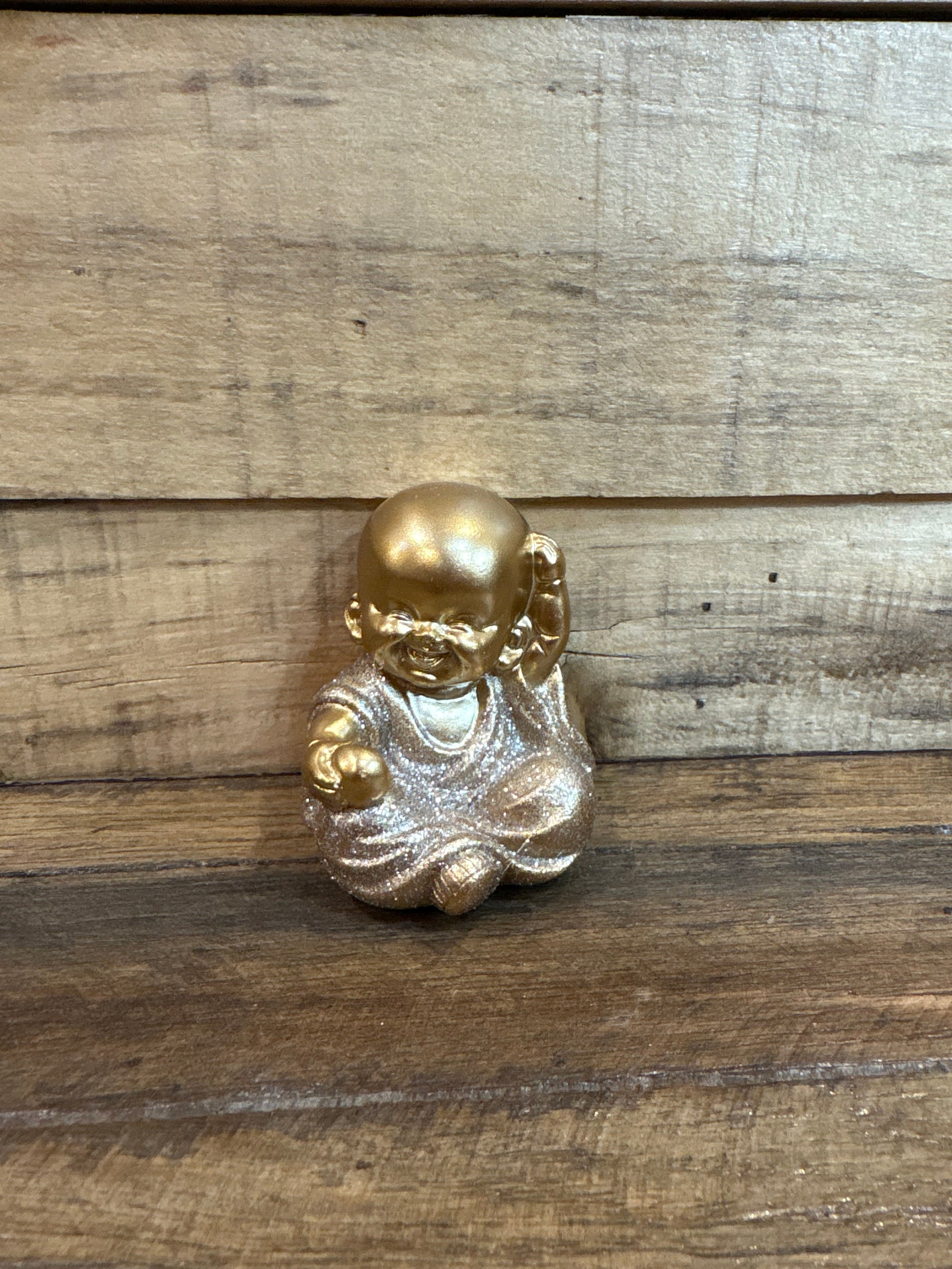 Buddha Lucky Gold 7cm