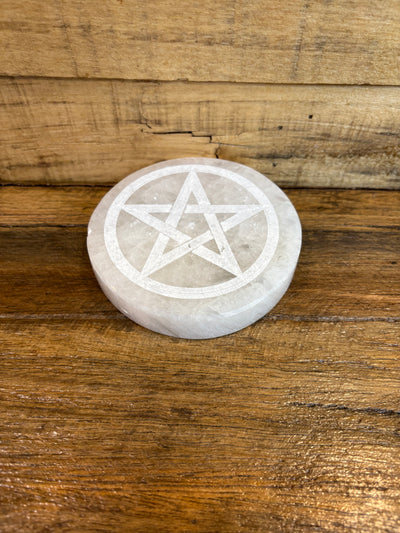 Selenite Incense Holders 10cm Assorted
