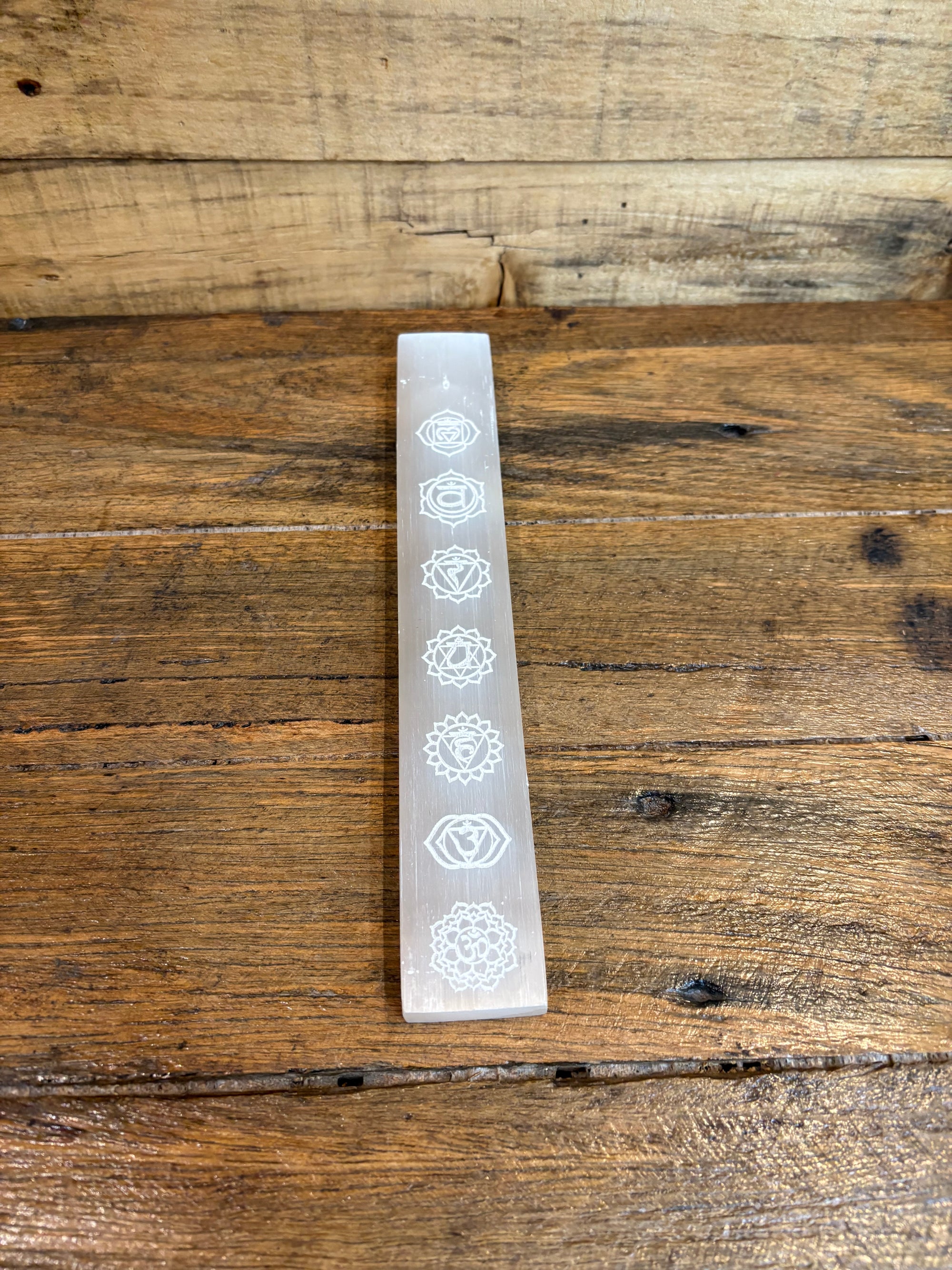 Selenite Incense Burner - 25cm x 3.5cm