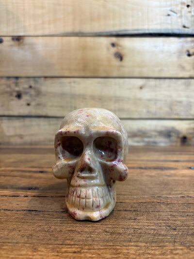 Cinnabrite Skull Medium