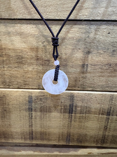 Necklace - Crystal Hoop & Drop
