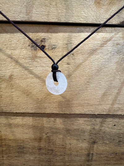 Necklace - Crystal Hoop & Drop
