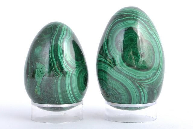 Crystal Egg Malachite