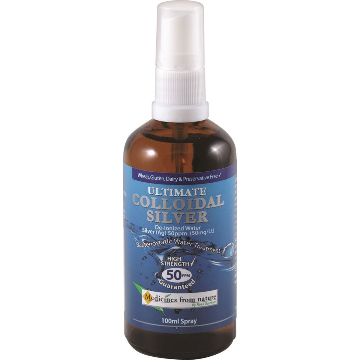 Ultimate Colloidal Silver 50ppm Spray 100ml