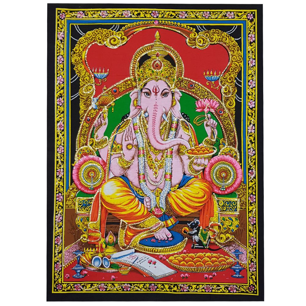 ALTAR CLOTH - Ganesh Cotton 75cm x 100cm
