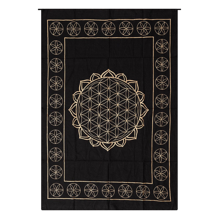 ALTAR CLOTH - Flower of Life 75cm x 115cm