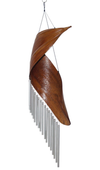 Wind Chime - Bamboo Leaf Swirl