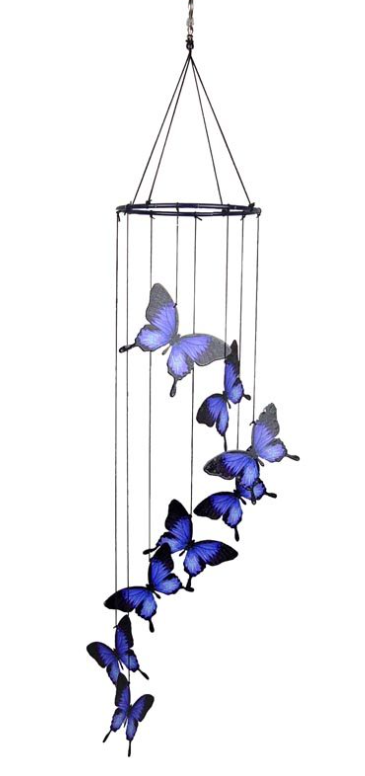Wind Chime - Blue Butterfly