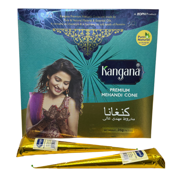 Henna Natural Cones - Kangana Assorted Size