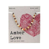 AMBER LOVE Children's Necklace Baltic Amber - Mixed Love 33cm