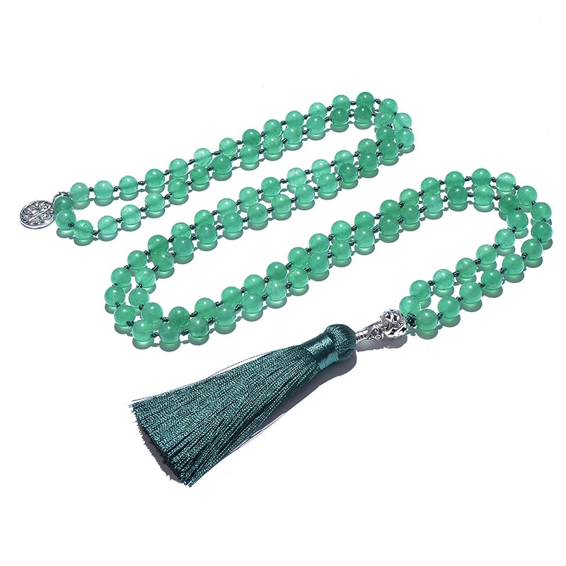 Necklace - Mala beads - Crystal - Assorted