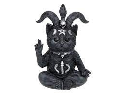 Statue - Sitting Baphomet Cat