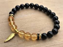 Bracelet  -  Citrine & Tourmaline