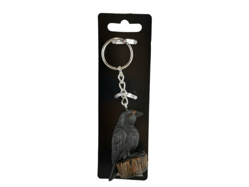 Key Ring - Black Crow