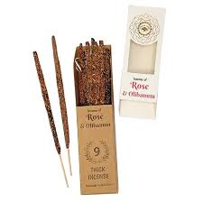 Incense - Green Tree  - Thick - Rose and Olibanum