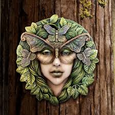 Wall Mounted - Alder Tree Spirit - 20.2 cm
